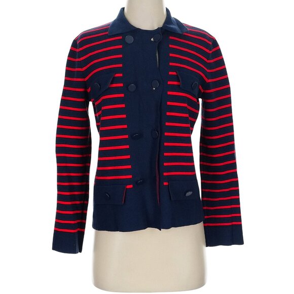 Tory Burch Striped Cardigan Sweater. Size XS. - Picture 7 of 7